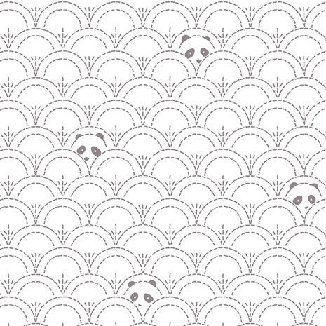 Pandalicious Hidden Panda Cottonbud by Katarina Rocella for Art Gallery Fabrics