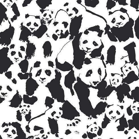 Pandalicious Pandalings Pod Assured by Katarina Rocella for Art Gallery Fabrics