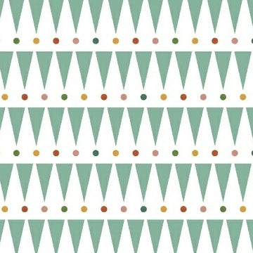 Party Animal Party Stipe in Green by Petite Collage for Windham Fabrics
