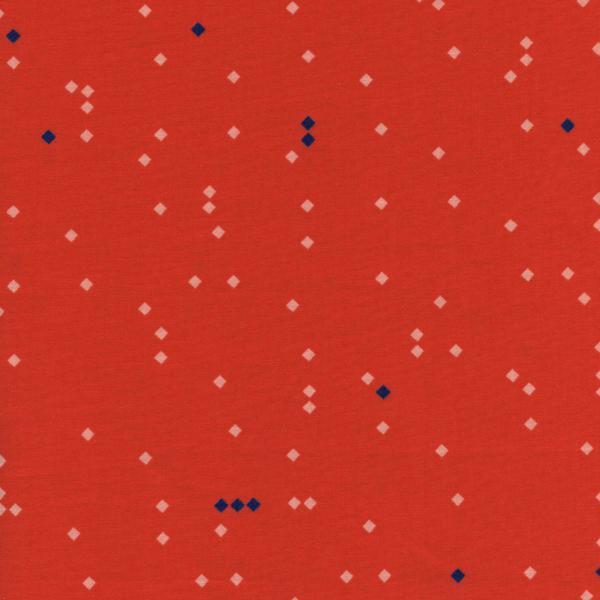 Picnic Ant March in Red by Melody Miller for Cotton and Steel