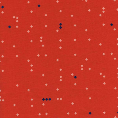 Picnic Ant March in Red by Melody Miller for Cotton and Steel