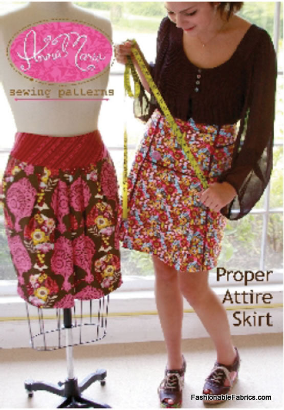 Proper Attire Skirt Sewing Pattern by Anna Maria Horner