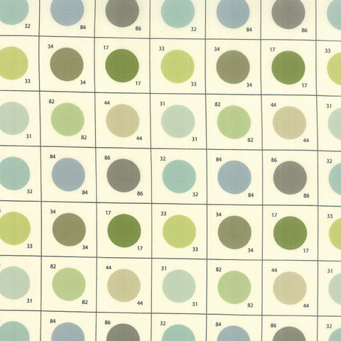 Purebred Painters Pallette in Pasture Green by Erin Michael for Moda Fabrics