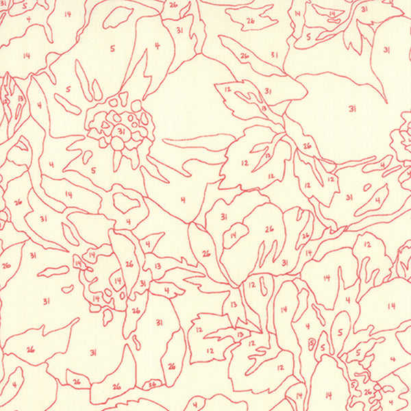 Purebred Preakness in Derby Red by Erin Michael for Moda Fabrics