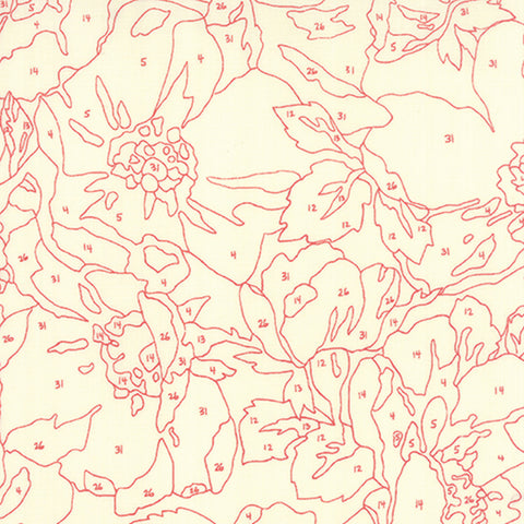 Purebred Preakness in Derby Red by Erin Michael for Moda Fabrics