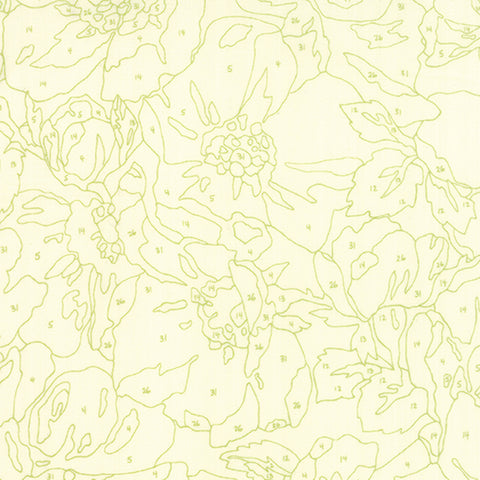 Purebred Preakness in Pasture Green by Erin Michael for Moda Fabrics
