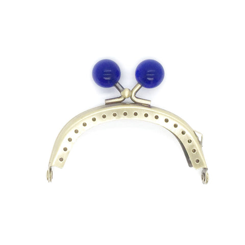 Purse Frame with Blue Marble Clasp