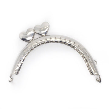 Purse Frame with Heart Clasp