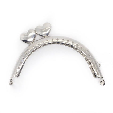 Purse Frame with Heart Clasp