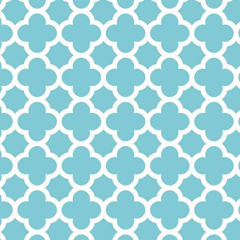 Quatrefoil in Aqua by Riley Blake Designs
