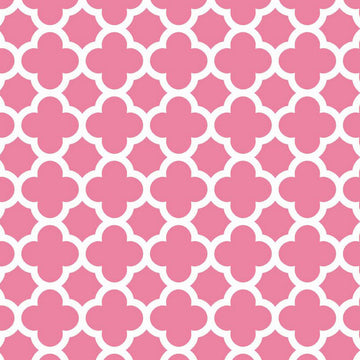 Quatrefoil in Hot Pink by Riley Blake Designs