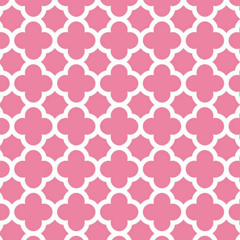 Quatrefoil in Hot Pink by Riley Blake Designs