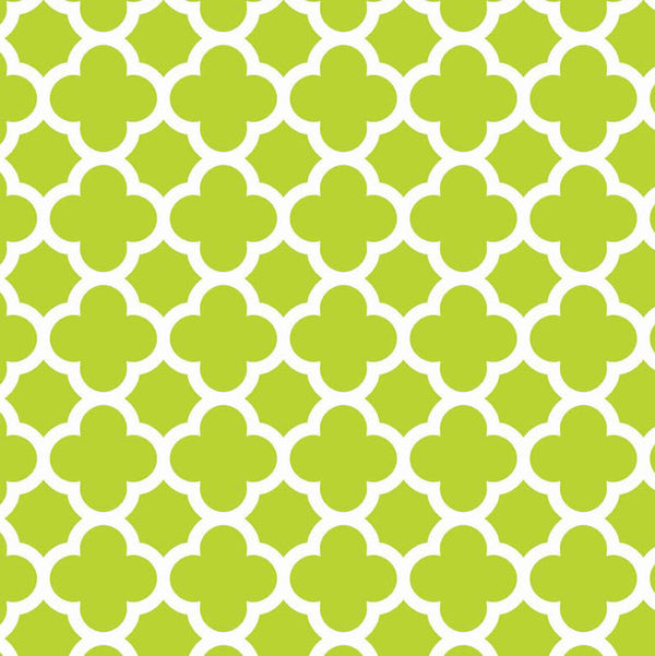 Quatrefoil in Lime by Riley Blake Designs