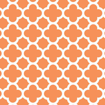 Quatrefoil in Orange by Riley Blake Designs