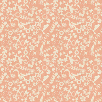 Paper Cuts Cut It Out in Peach by Rashida Coleman-Hale R1968-004