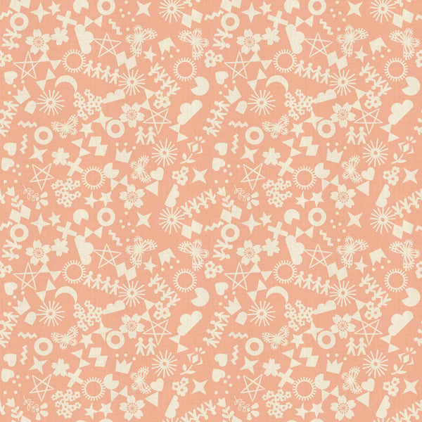 Paper Cuts Cut It Out in Peach by Rashida Coleman-Hale R1968-004