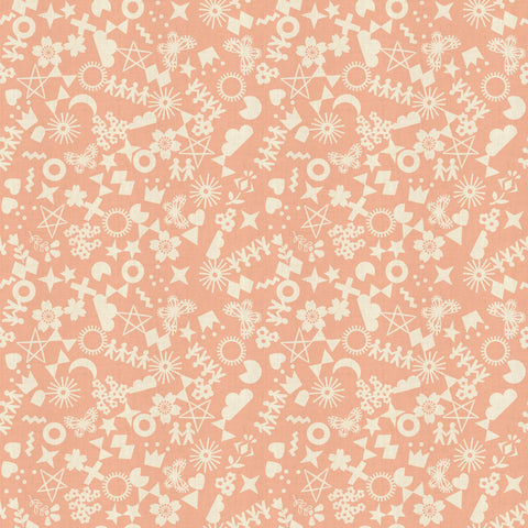 Paper Cuts Cut It Out in Peach by Rashida Coleman-Hale R1968-004