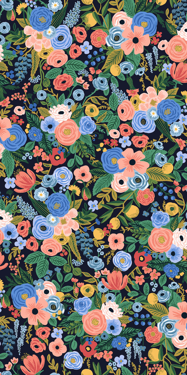 Wildwood Garden Party in Navy by Rifle Paper Co