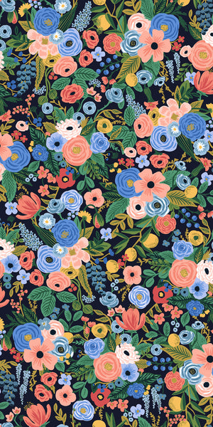 Wildwood Garden Party in Navy by Rifle Paper Co