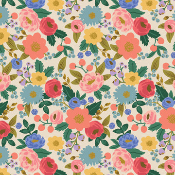 Vintage Garden Vintage Blossom in Cream Metallic by Rifle Paper Co RP1001-CR2M