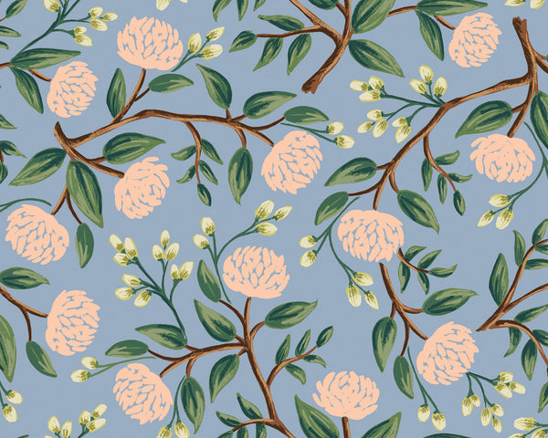 Wildwood Peonies in Blue by Rifle Paper Co.
