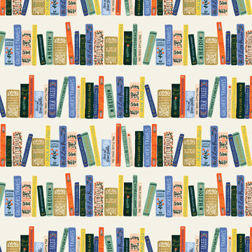 Curio Book Club in Cream Metallic by Rifle Paper Co RP1103-CR1M
