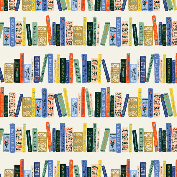 Curio Book Club in Cream Metallic by Rifle Paper Co RP1103-CR1M