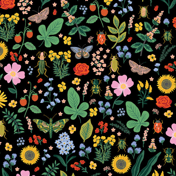 Curio Curio in Black Metallic by Rifle Paper Co RP1106-BK3M