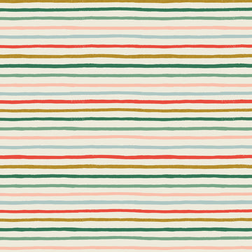 Holiday Classics Festive Stripe in Multi Metallic by Rifle Paper Co RP609-MU1M