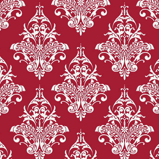 Remember Damask in Red by Riley Blake Designs