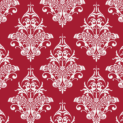 Remember Damask in Red by Riley Blake Designs