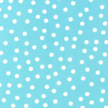 Remix Dots on Aqua by Ann Kelle
