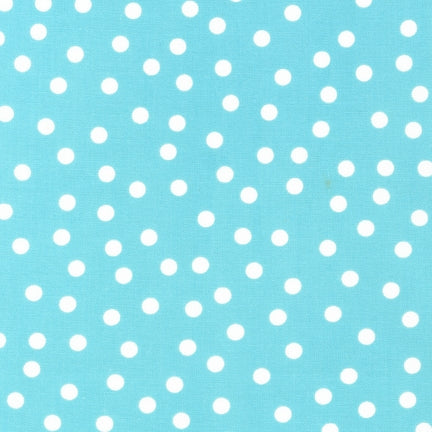 Remix Dots on Aqua by Ann Kelle