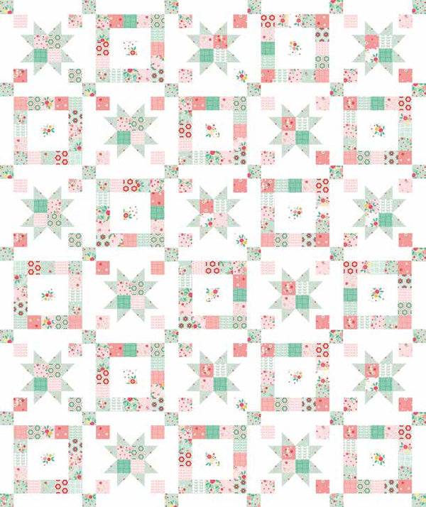 Windows to the Garden Quilt Kit