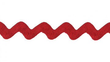 Cotton Ric Rac in Red 3/4in