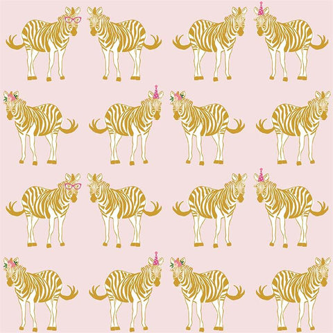 Safari Party Main in Pink with Metallic Sparkle by Melissa Mortenson for Riley Blake Designs
