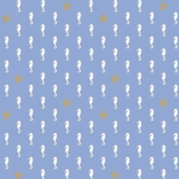 Let's Be Mermaids Sea Horse Periwinkle Sparkle