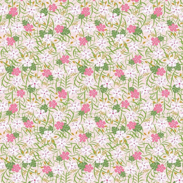 Let's Be Mermaids Floral in Pink Sparkle by Melissa Mortenson SC7612-PINK