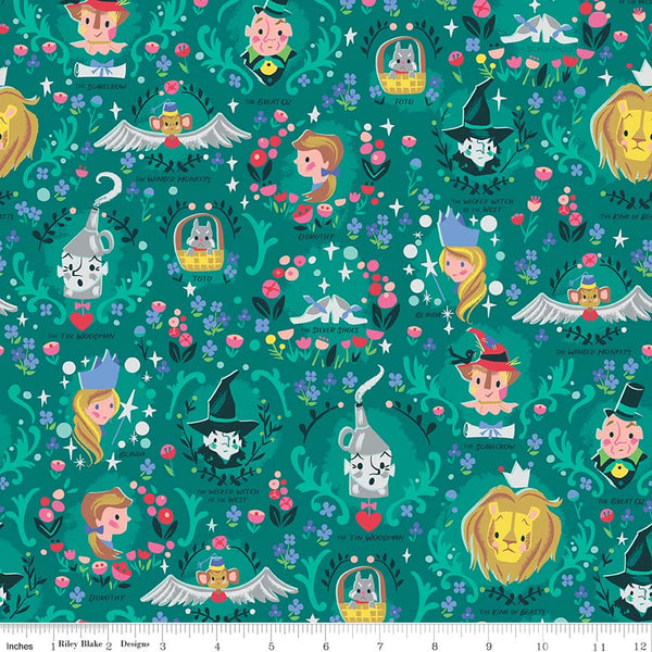 Dorthy's Journey Vignette Emerald Sparkle