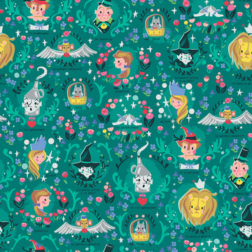 Dorthy's Journey Vignette Emerald Sparkle