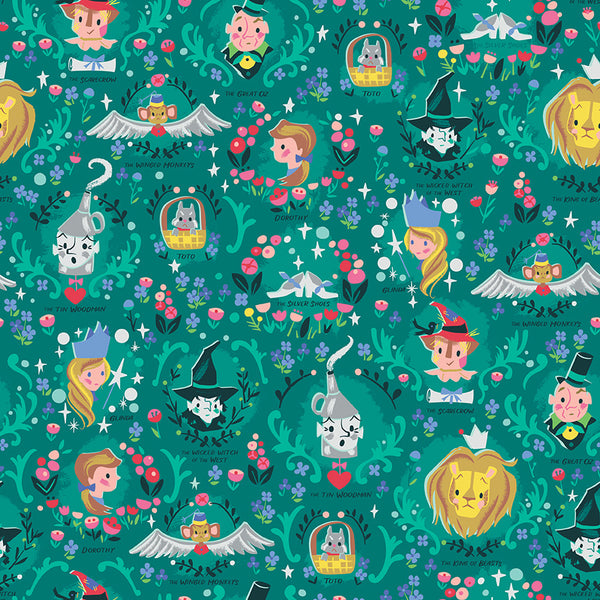 Dorthy's Journey Vignette Emerald Sparkle