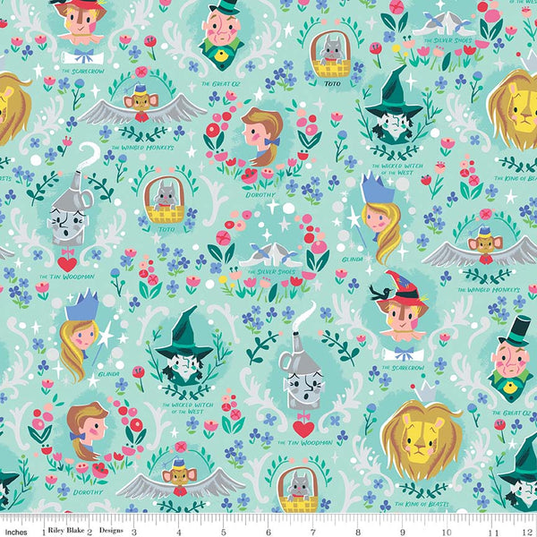 Dorthy's Journey Vignette Mint Sparkle