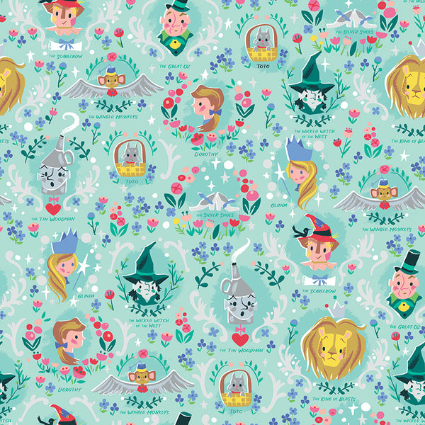 Dorthy's Journey Vignette Mint Sparkle