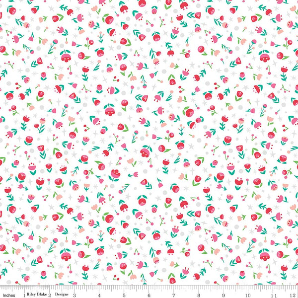 Dorthy's Journey Poppy White Sparkle
