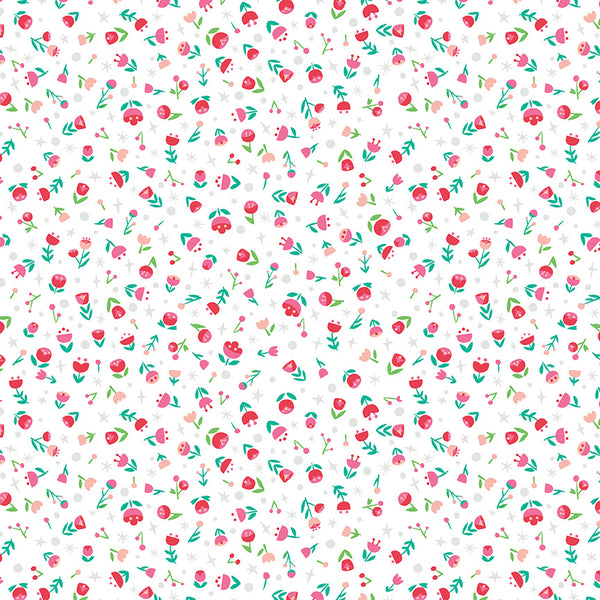 Dorthy's Journey Poppy White Sparkle