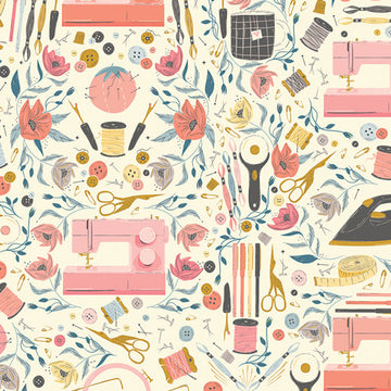 Sew Obsessed Sew Essentials in Multi by AGF Studio SEW24900