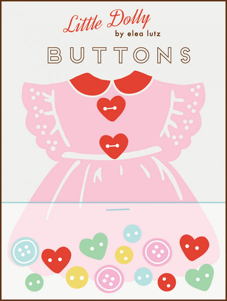 Little Dolly Dress Buttons by Elsa Lutz