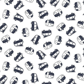 Chop It Like It's Hot Campers in White by Dear Stella STELLA-1627