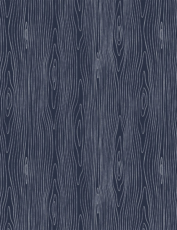 Chop It Like It's Hot Wood Grain in Midnight by Dear Stella