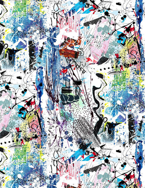 Pour Some Sugar On Me Graffiti in Multi by Dear Stella